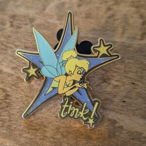 2006 Tinker Bell Enamel Pin with Stars